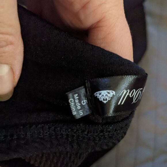 Crystal Doll Black and Gold Sequin Halter Dress, Junior Girls 5 - Picture 11 of 16